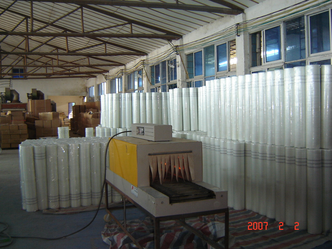Anping Jiechang Wire Mesh Products Co.,LTD factory production line