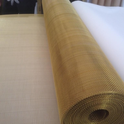 Brass Wire Cloth Woven Brass Wire Mesh Screen Cloth for Filtering Liquid and Gas Phosphor bronze wire mesh cloth Copper