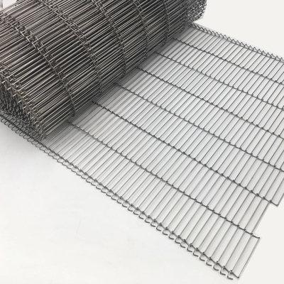 chocolate conveyor belt, ladder belt, Conveyor belt with Z type, Inox stainless steel 304 metal flat flex conveyor wire